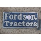 ALUMINIUM FORDSON PLAQUE + VAT