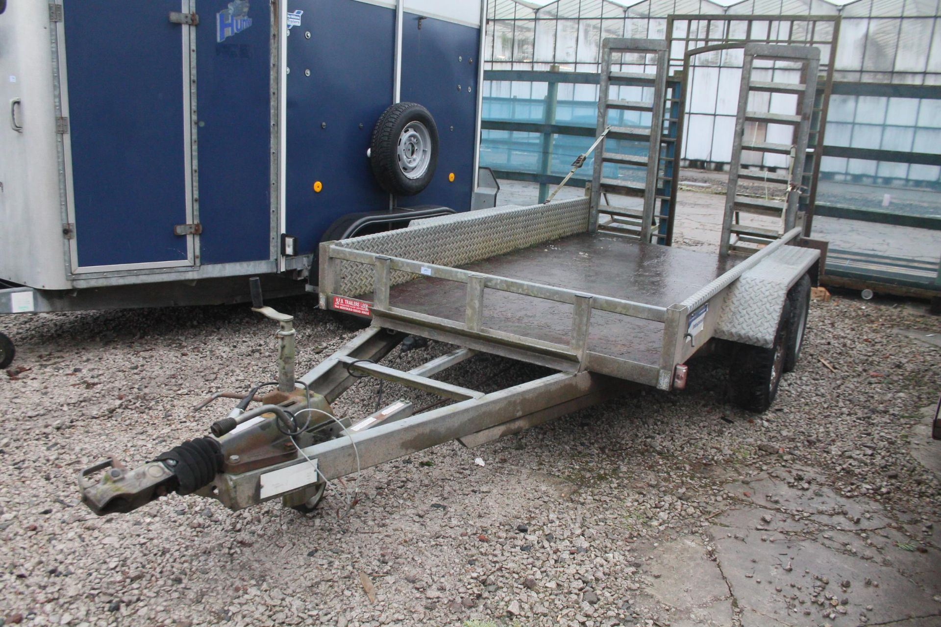 NUGENT 10' TRAILER WITH SIDES AND LED LIGHTS NO VAT - Image 2 of 4