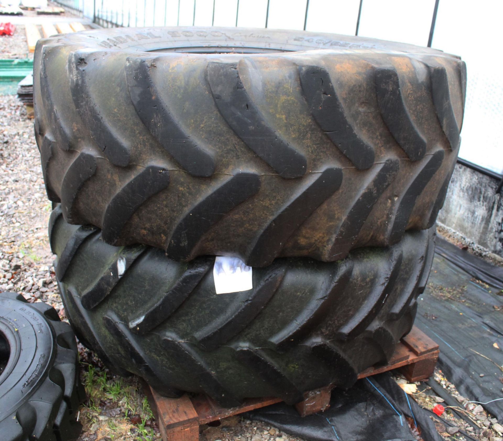 TWO 540/65R30 PART WORN TYRES + VAT - Image 2 of 2