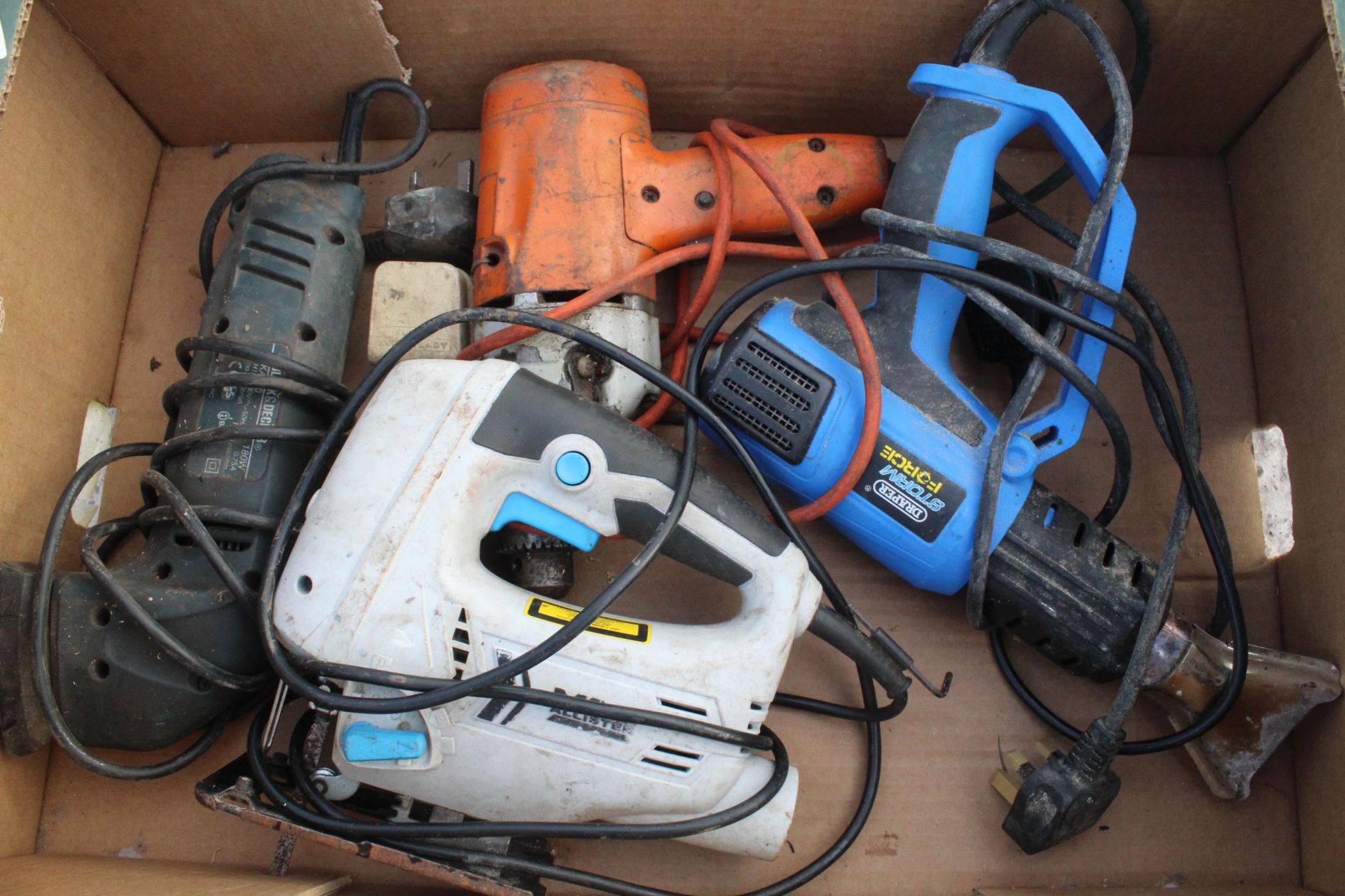 BOX OF ELECTRIC TOOLS NO VAT - Image 2 of 2