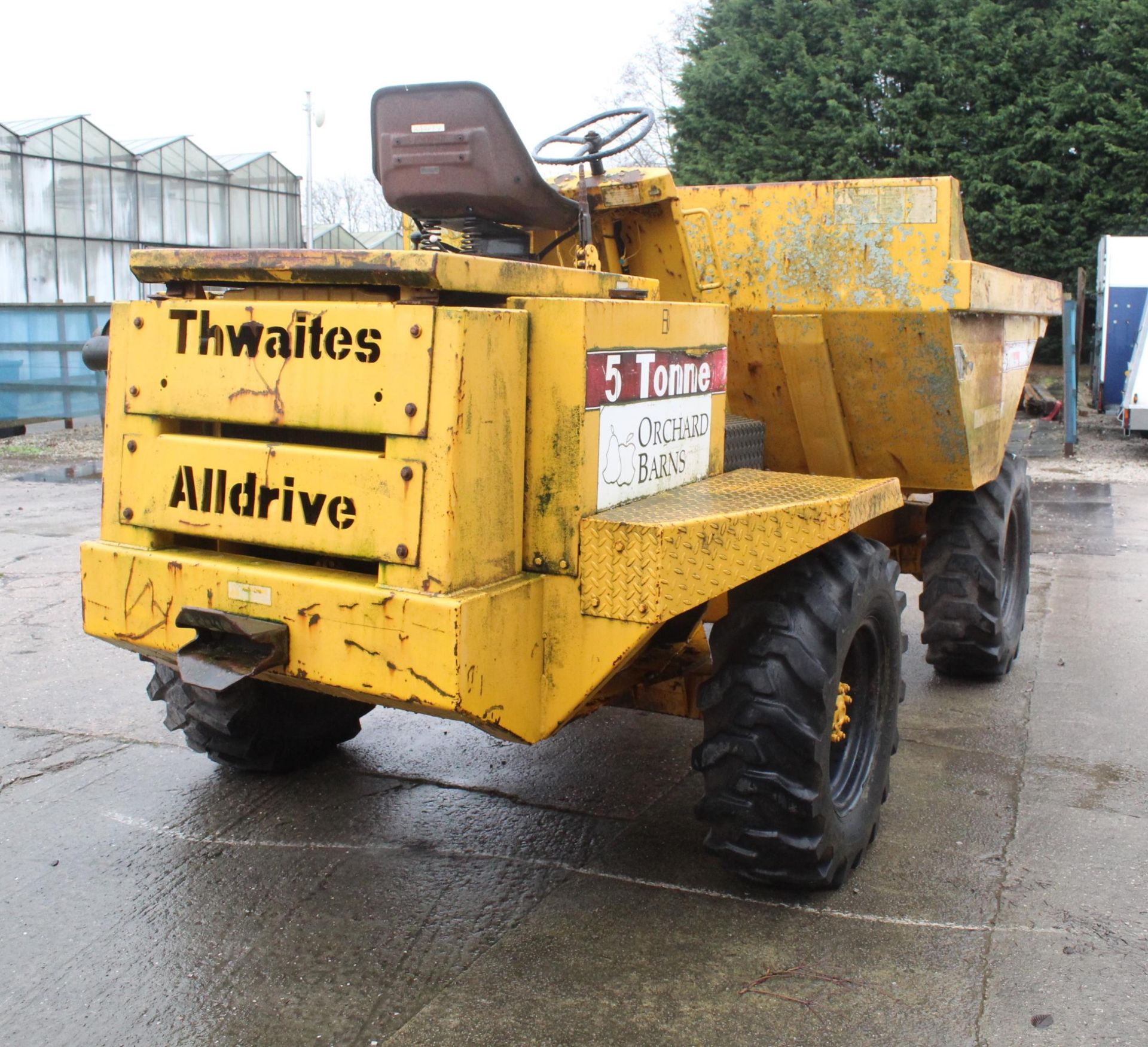 TWAITES 5T DUMPER 4 WHEEL DRIVE RUNS & TIPS NO VAT - Image 3 of 6