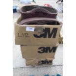 3 BOXES OF 3M SANDPAPER + VAT