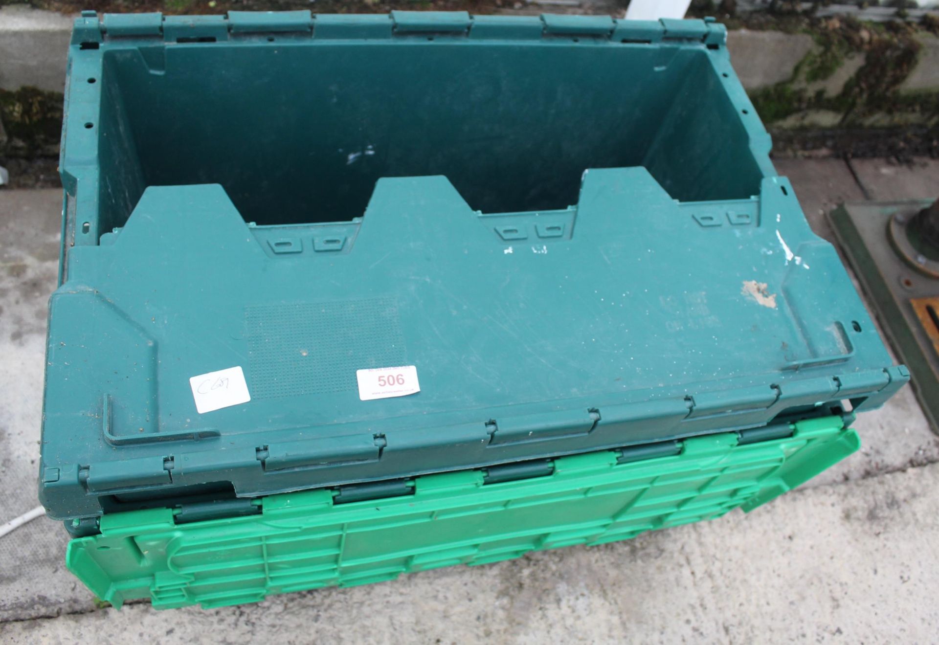 TWO LARGE STORAGE BOXES NO VAT - Image 2 of 2