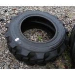 10.5/80-18 PART WORN DUMPER TYRE + VAT