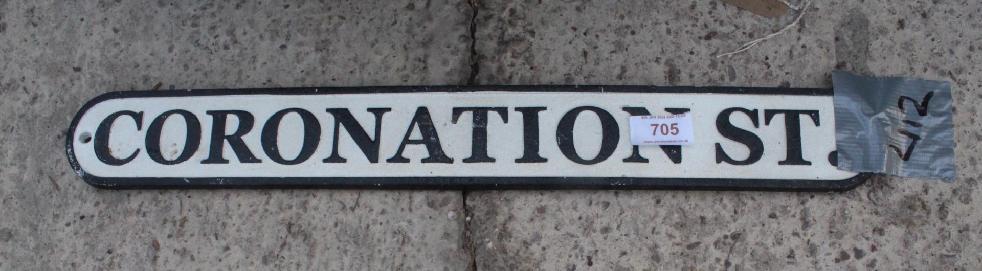 CORONATION STREET PLAQUE + VAT