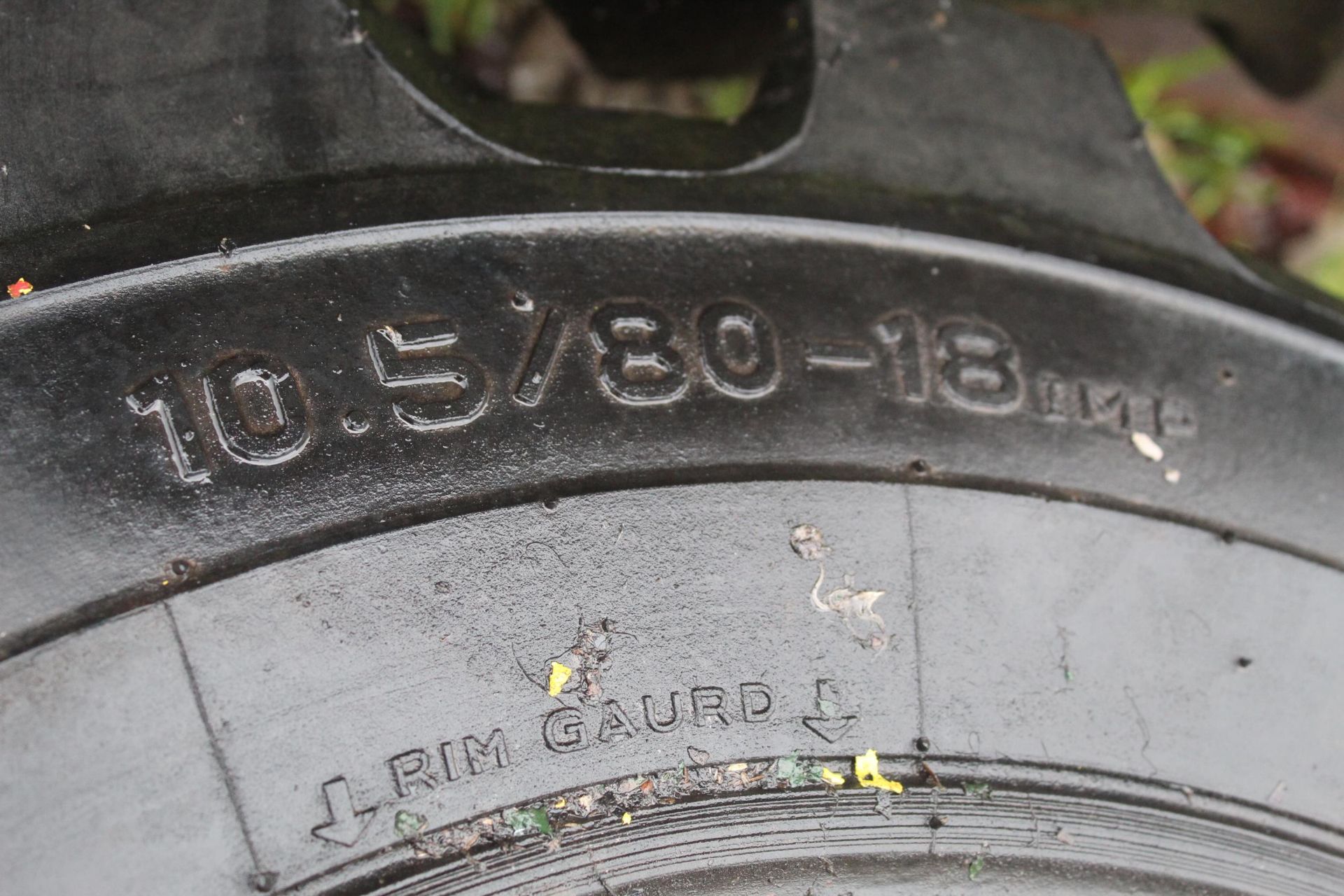 10.5/80-18 PART WORN DUMPER TYRE + VAT - Image 2 of 2