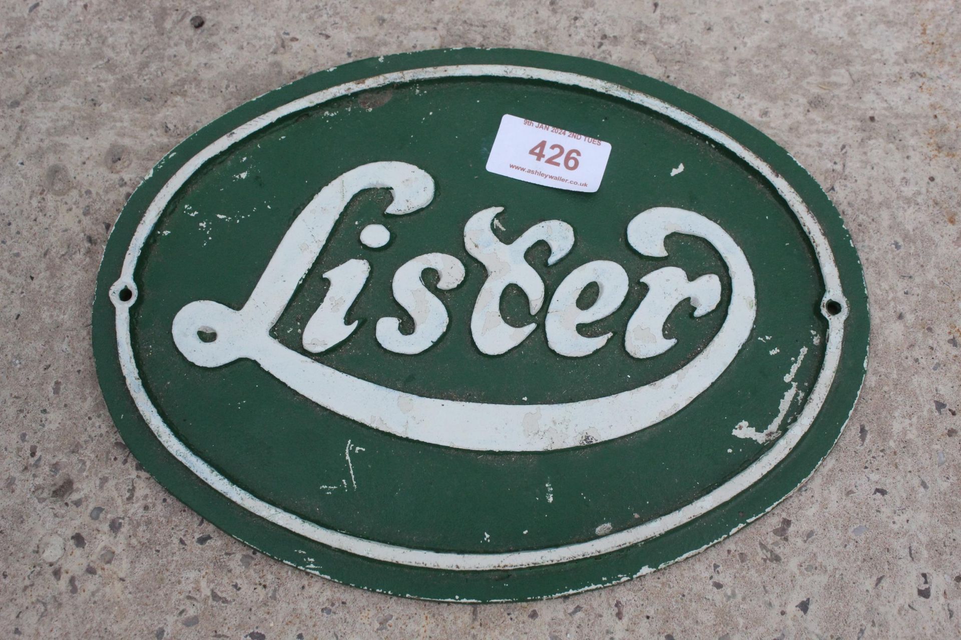 LISTER SIGN + VAT