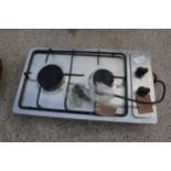 2 RING GAS HOB WITH ELECTRIC IGNITION NO VAT