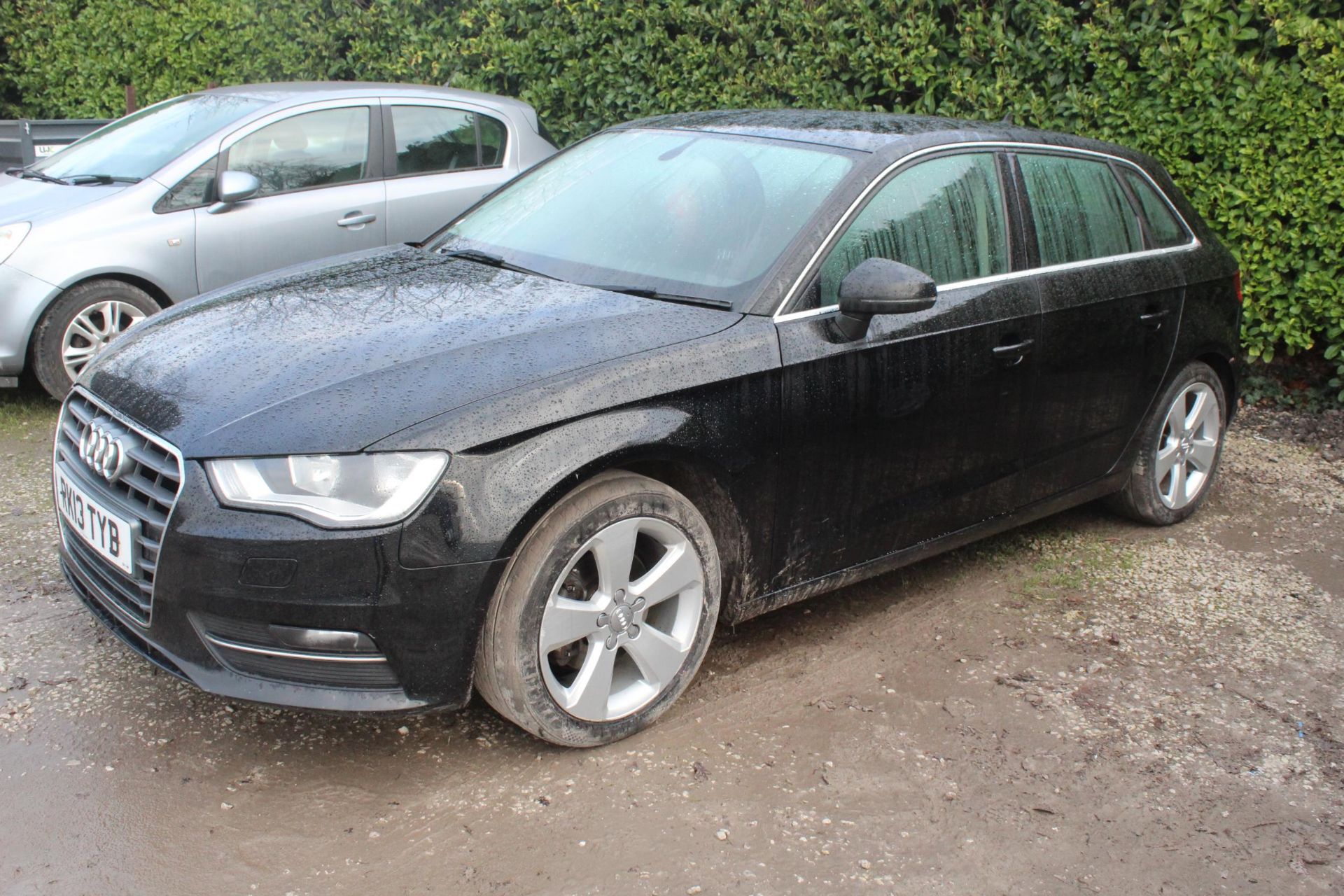 2013 AUDI A3 SPORT HDI RK13TYB BLACK DIESEL MOT JUNE 2024 TWO KEYS 151899 MILES WHILST IT RUNS - Image 2 of 7