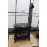 LOG STOVE & PIPE NO VAT