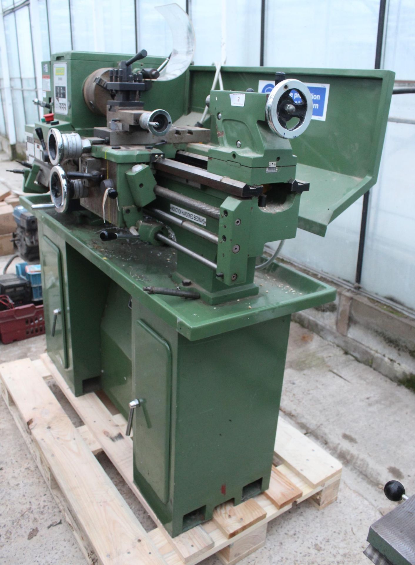 WARCO LATHE BH600 4 JAWS BUT NO CHUCK WITH EXTRA VICE UNTESTED NO VAT - Image 2 of 8