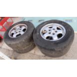 4 LAND ROVER WHEELS P235/ 70R16 (WORKING ORDER) NO VAT