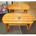 2 HETTON COFFEE TABLES + VAT