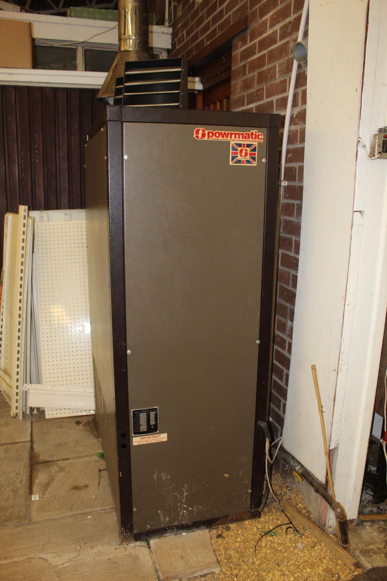 POWERMATIC NATURAL GAS NCA A150 200,000 BTU HEATER WITH CERTRAM PUMP + VAT - Image 3 of 4