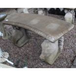 CONCRETE HORSE BENCH + VAT