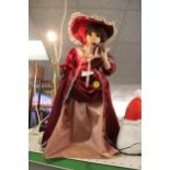 1 DOLL WITH CANDLE LAMP + VAT