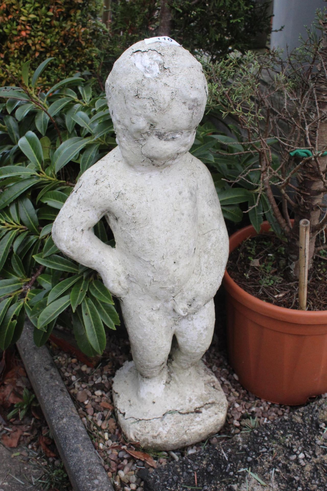 8 VARIOUS PLANTS AND BOY FIGURE + VAT - Image 2 of 3