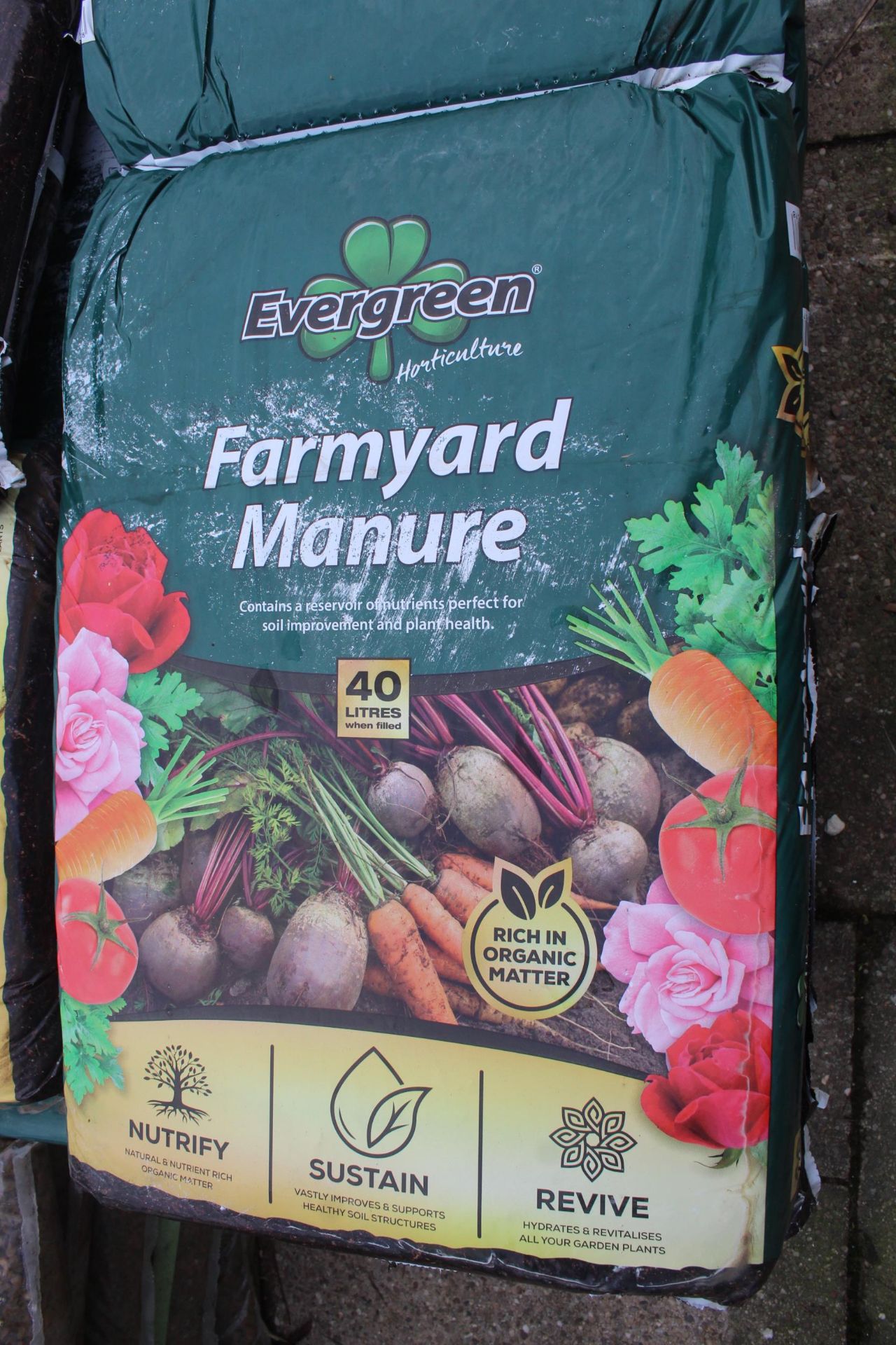 20 BAGS OF 40L FARM YARD MANURE + VAT - Image 2 of 2