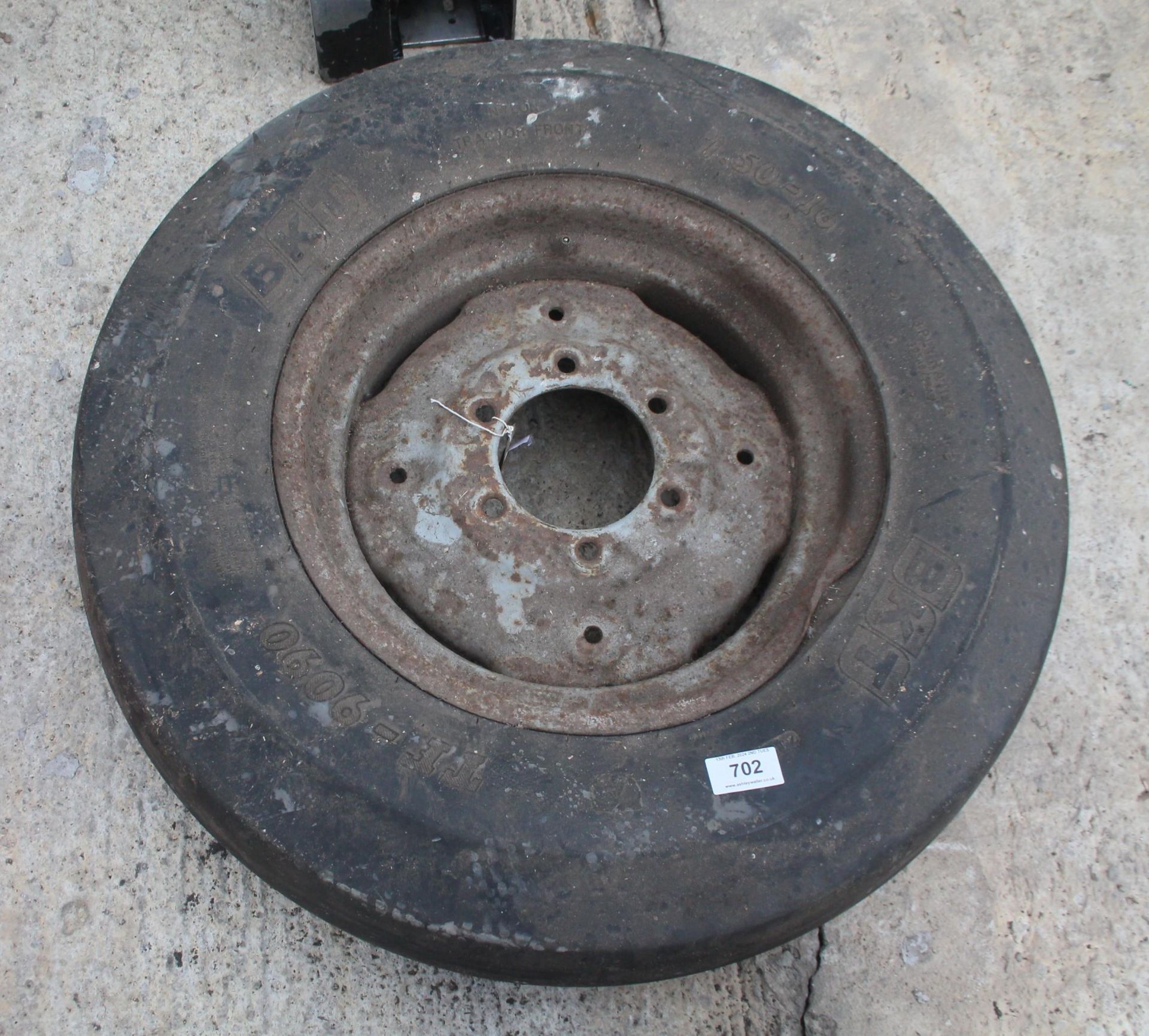 A WHEEL AND TYRE NO VAT