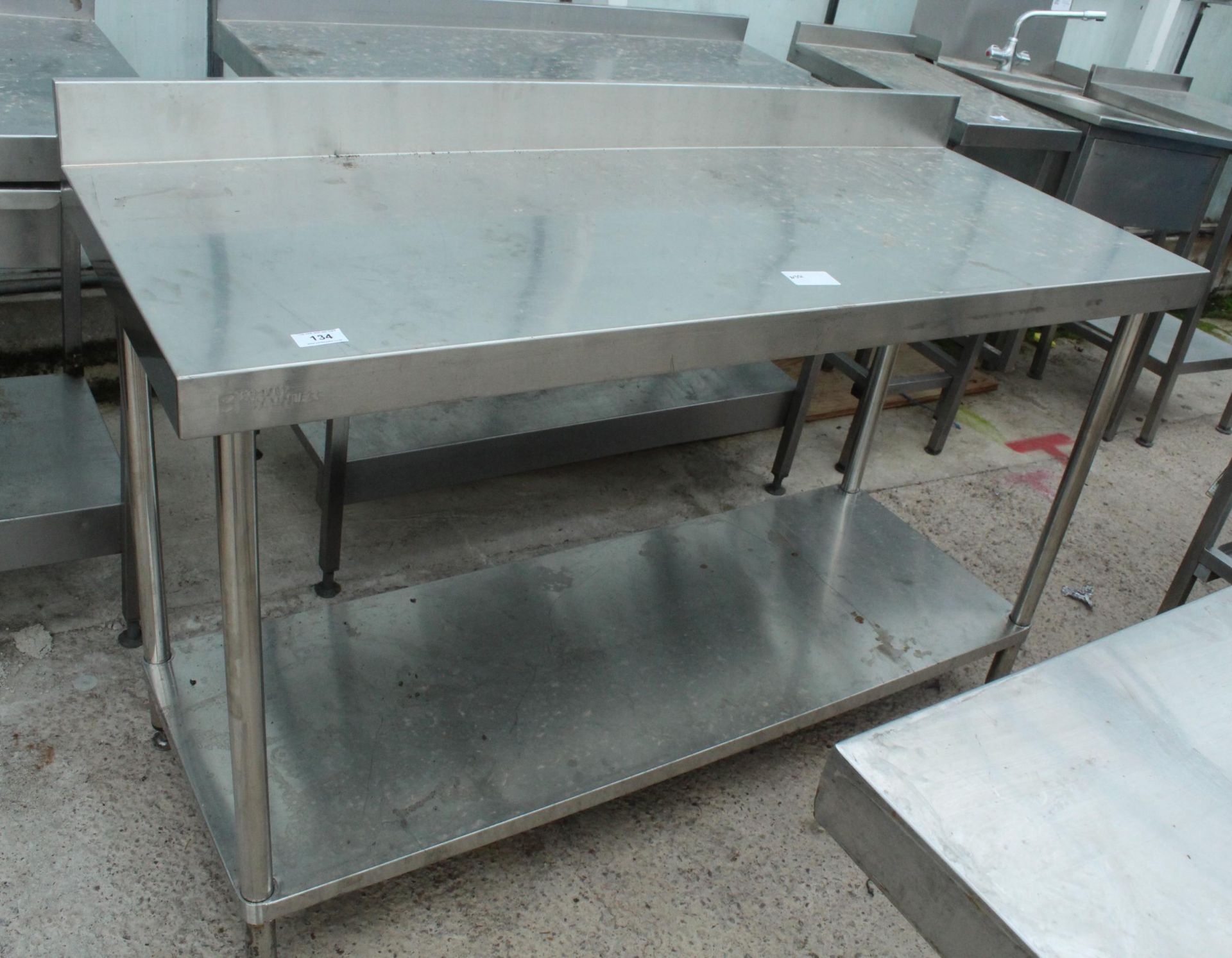 STAINLESS BENCH 58" X 23" + VAT