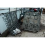 2 CAGE PALLETS & A BAG OF NUTS & BOLTS NO VAT