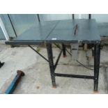 SINGLE PHASE ELECTRIC SAW BENCH IN WORKING ORDER NO VAT