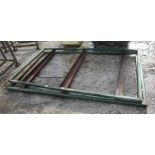 2 STEEL GATE FRAMES NO VAT