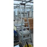 CLASS1 ALLOY STEP LADDERS NO VAT