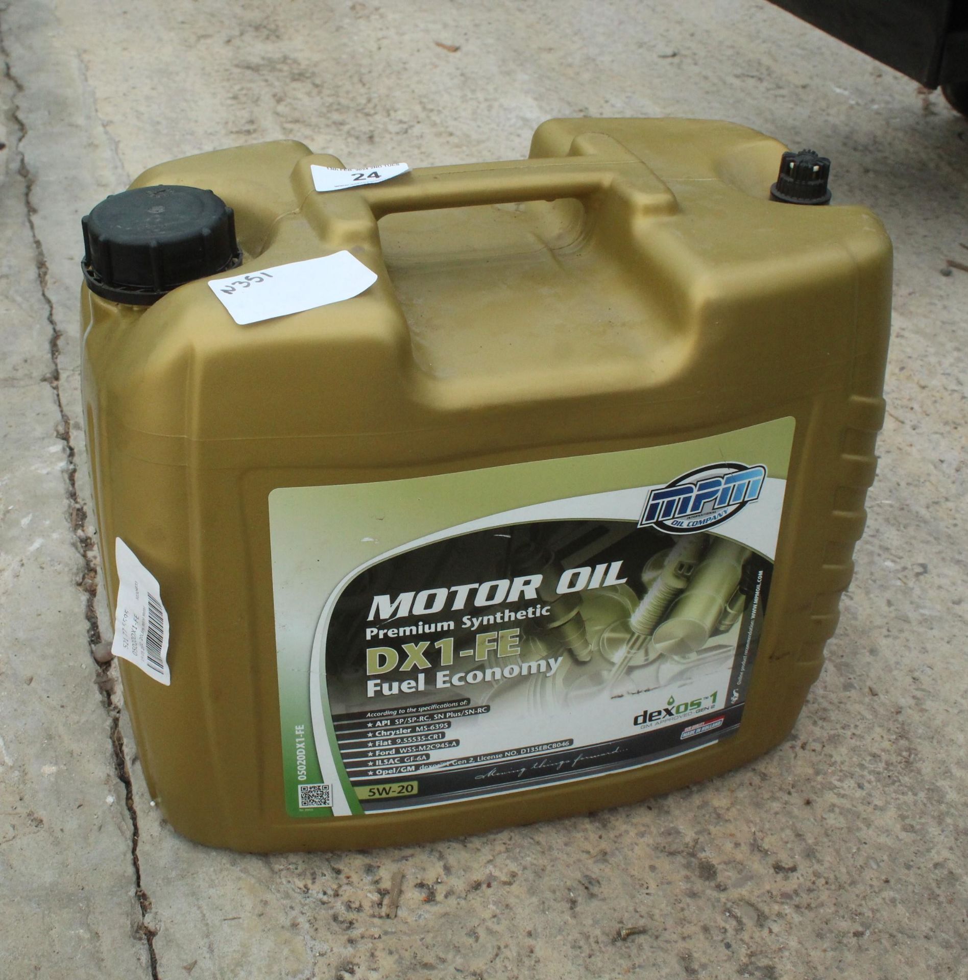 NEW 5-20W SYNTHETIC OIL + VAT
