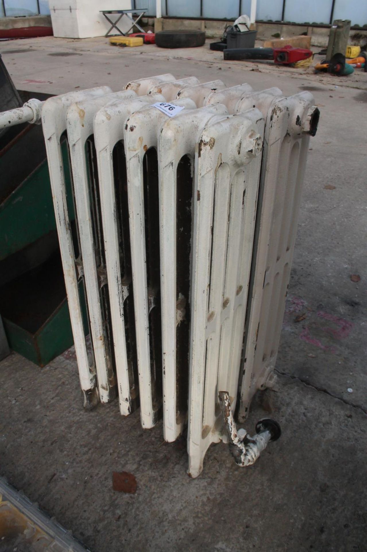 2 CAST IRON RADIATORS NO VAT - Image 2 of 2