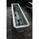 STAINLESS STEEL WATER TROUGH + VAT