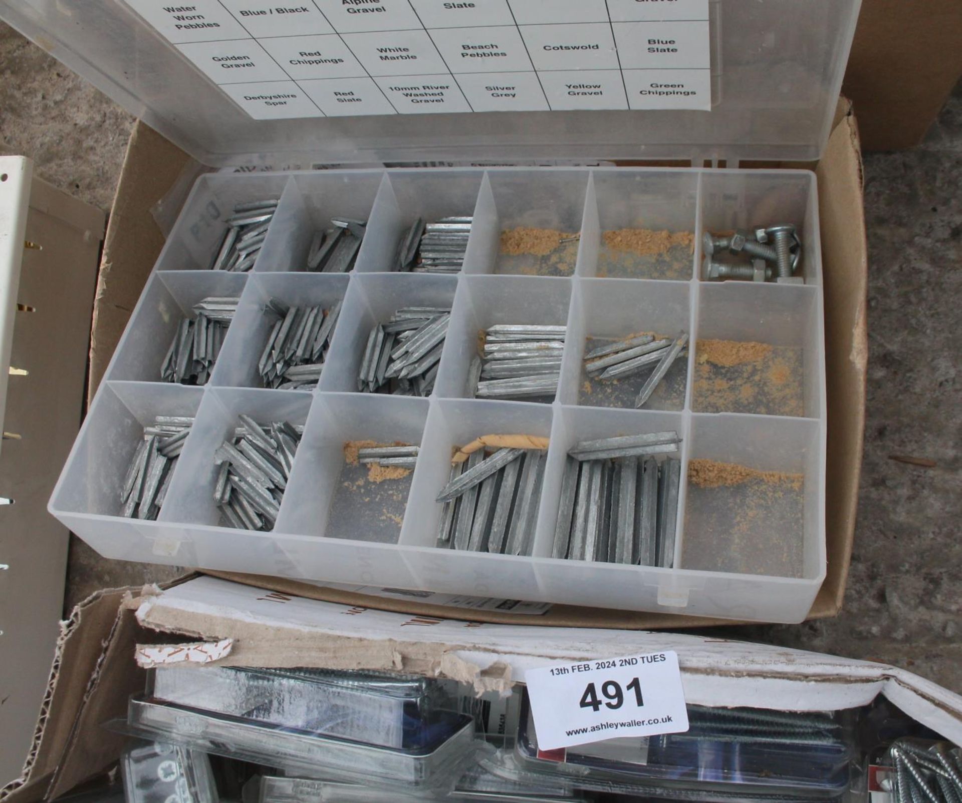 3 BOXES OF SCREWS, HOOKS, NUTS AND BOLTS + VAT - Image 4 of 4