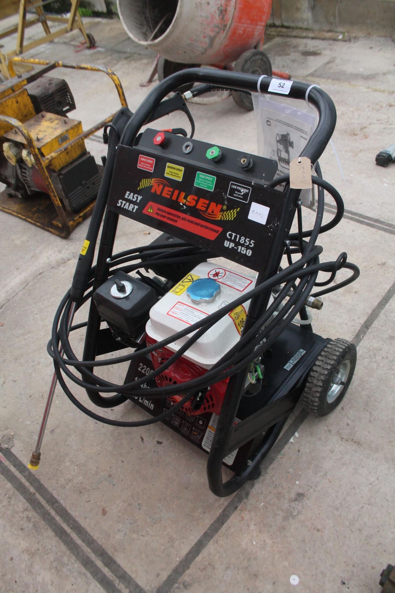 NEILSON PRESSURE WASHER (REQUIRES NEW RECOIL) NO VAT