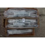 3 BOXES OF GATE HINGES VARIOUS SIZES + VAT