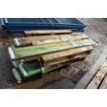 6 PALLET EXTENSIONS AND 2 PALLETS NO VAT