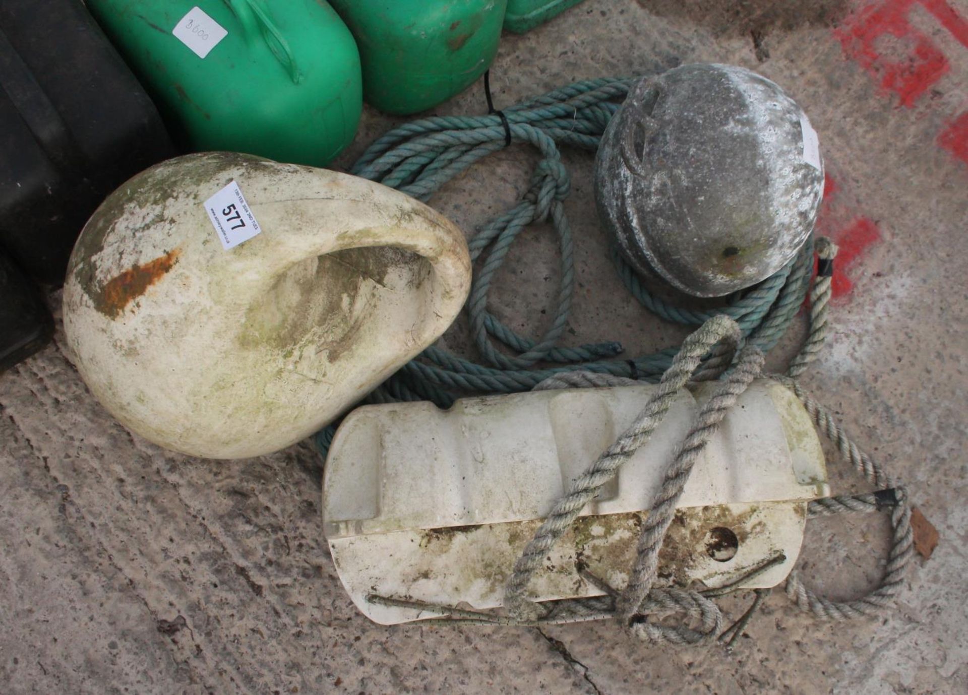 BOAT FENDERS, BOUYS, ROPE, PETROL AND DIESEL CANS NO VAT - Image 2 of 3