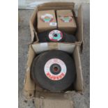 BOXES OF STONE ANGLE GRINDER BLADES 4" / 8" NO VAT
