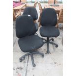 3 OFFICE CHAIRS + VAT