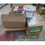 3 BOXES OF CLOUT NAILS AND 1 BOX OF SHANK NAILS AND TUB OF CLOUT NAILS + VAT