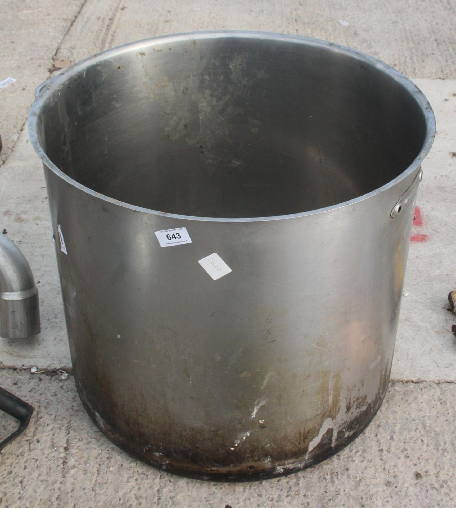 STAINLESS COOKING POT NO VAT