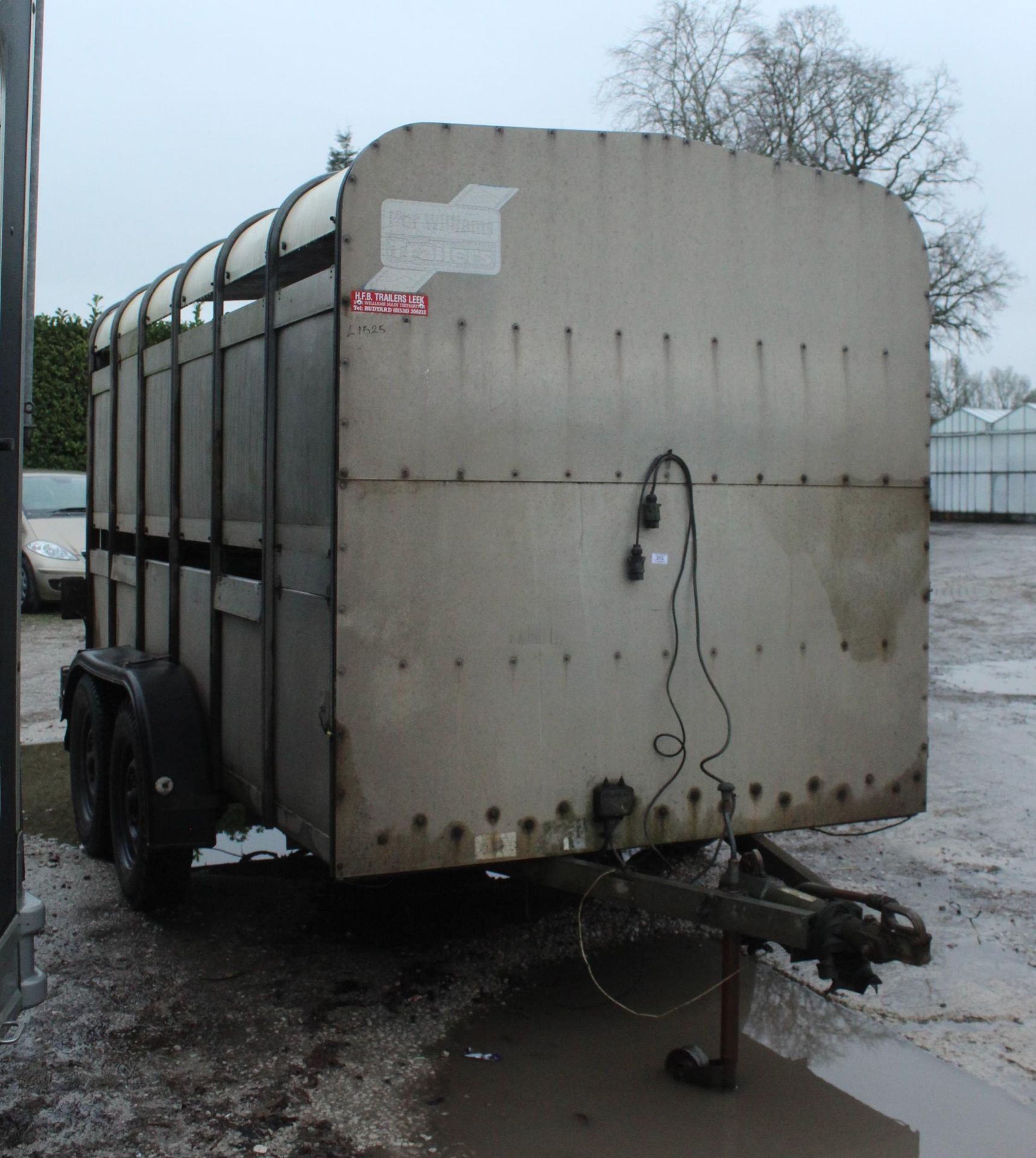 IFOR WILLIAMS TA510 LIVESTOCK TRAILER TWIN AXEL + VAT - Image 4 of 4