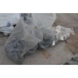 4 BAGS OF TOILET CONNECTORS AND WASTE PIPE CONNECTOR + VAT