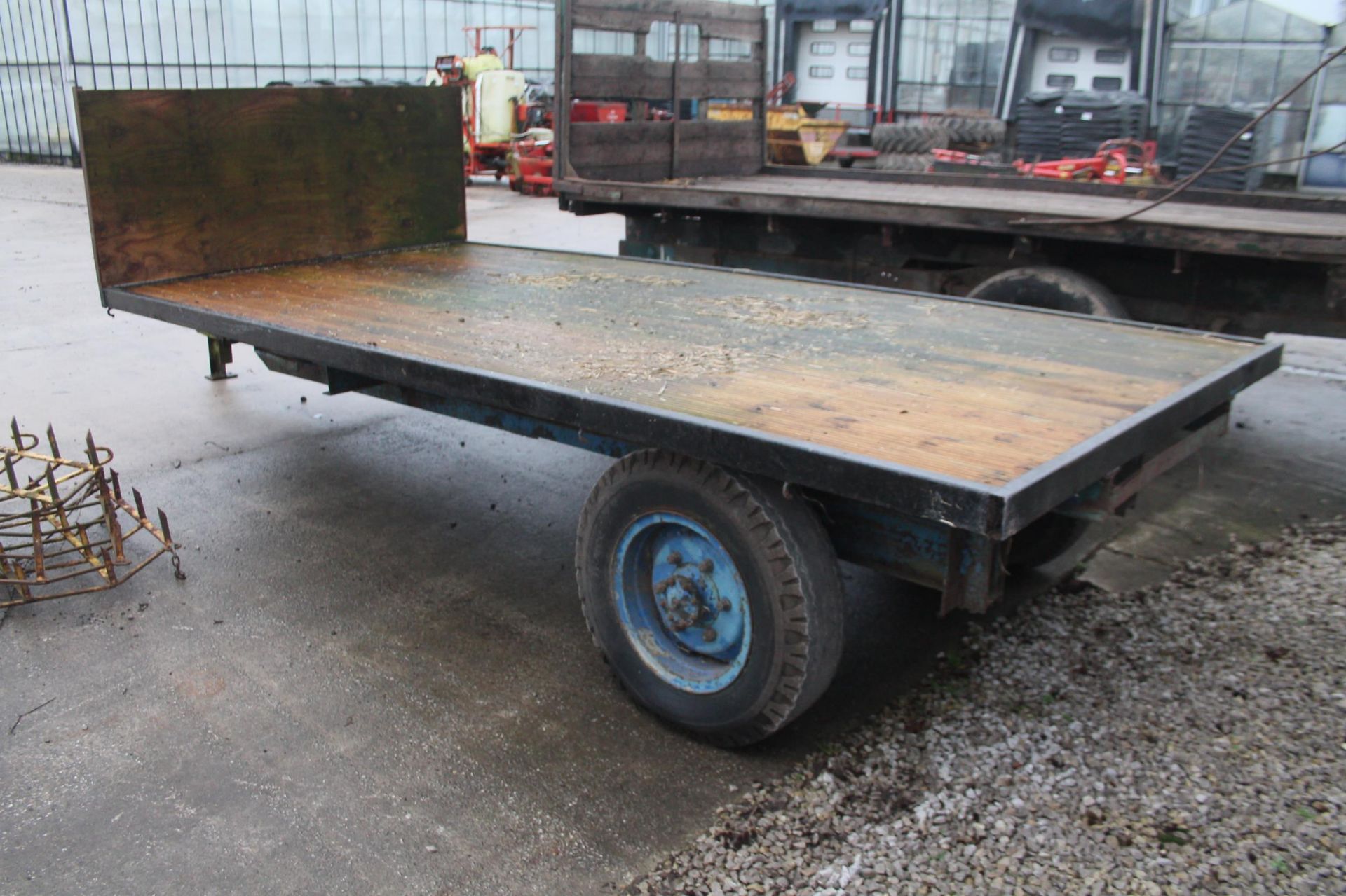 A 13' BALE TRAILER IN WORKING ORDER NO VAT - Image 2 of 2