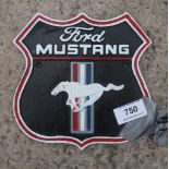 FORD MUSTANG PLAQUE + VAT