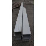 4 ASSORTED LENGTHS OF 4" TRUNKING NO VAT