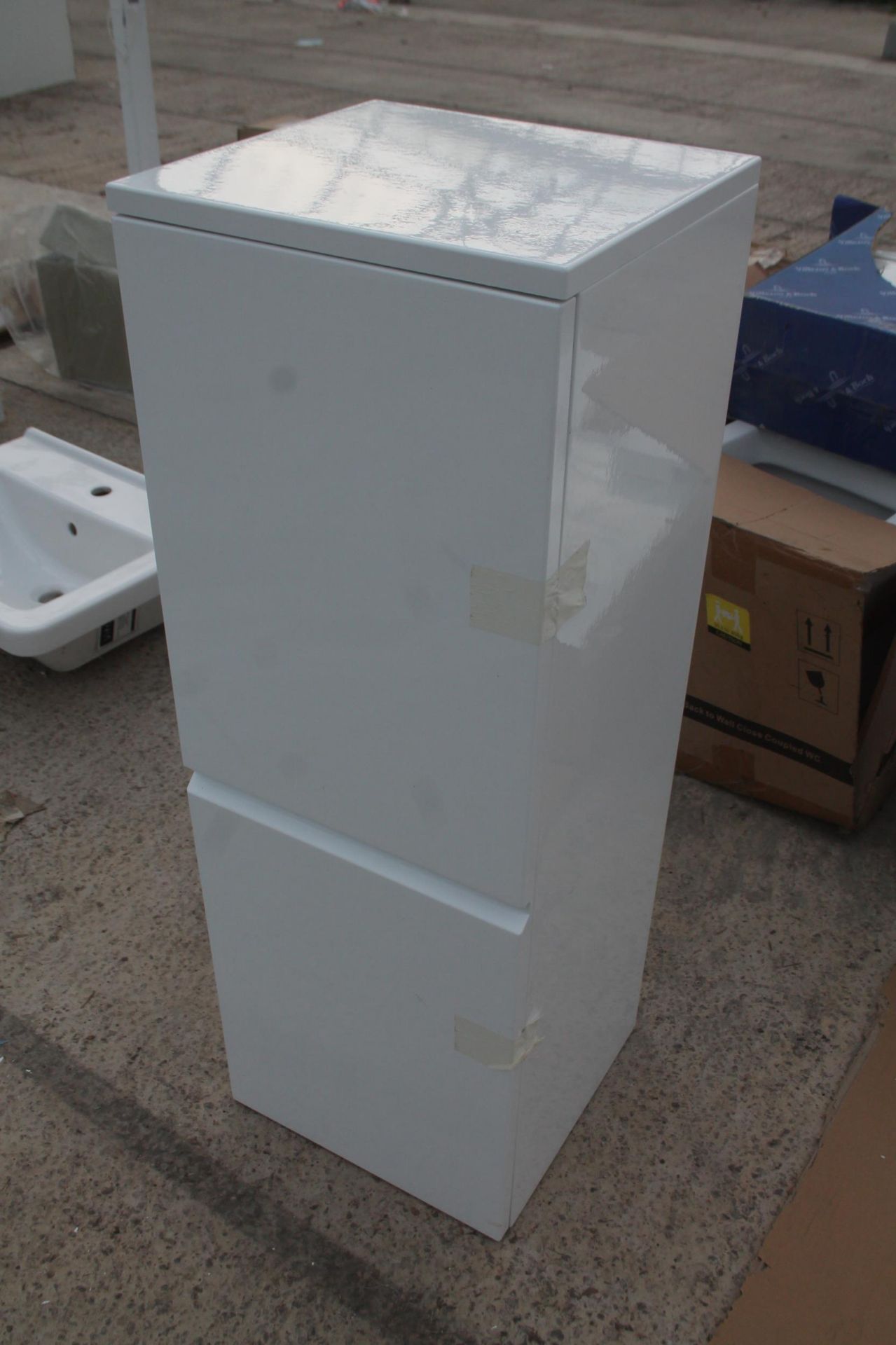 1 BATHROOM CUPBOARD + VAT