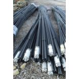 160 BLACK TUBES 6 M X 30 MM + VAT