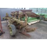 A FOUR FURROW DOWDSWELL PLOUGH + VAT
