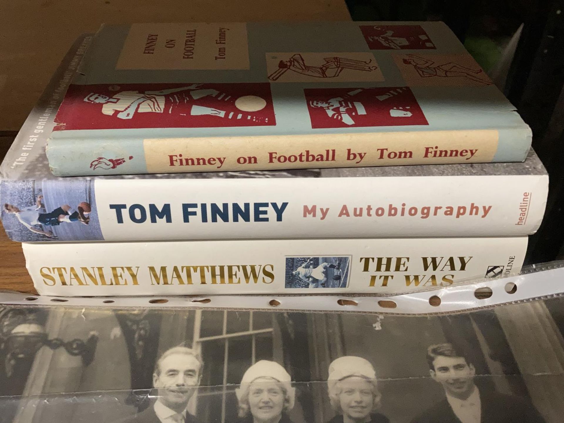 A COLLECTION OF TOM FINNEY AND STANLEY MATTHEWS MEMORABILIA - Image 2 of 5