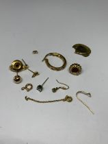 A QUANTITY OF SCRAP GOLD GROSS WEIGHT 5.21 GRAMS